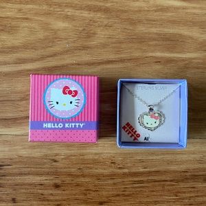 Hello Kitty Sterling Silver Necklace NWT